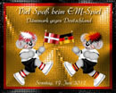 Viel Spaß beim EM-Spiel Dänemark gegen Deutschland
