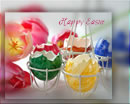 Easter greeting. Wishing you happy Easter